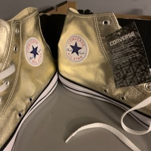 Gold converse size Mens 12